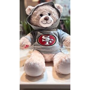 Build a Bear BAB with 49er sweatshirt